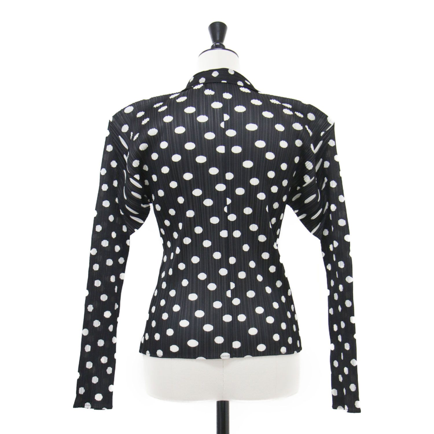 PLEATS PLEASE プリーツプリーズ シャツ ブラック 黒 サイズ:3(L