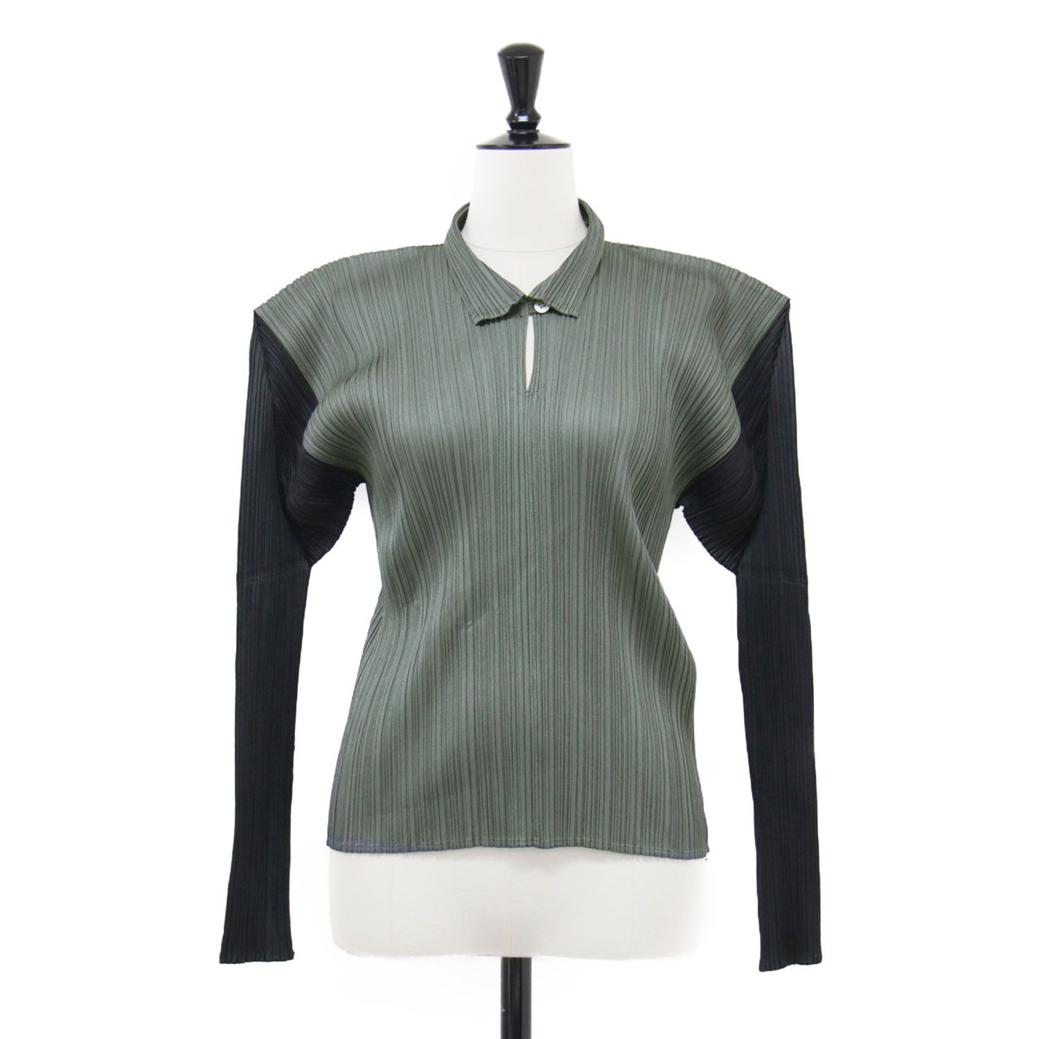 PLEATS PLEASE プリーツプリーズ ブラウス グレー ブラック サイズ