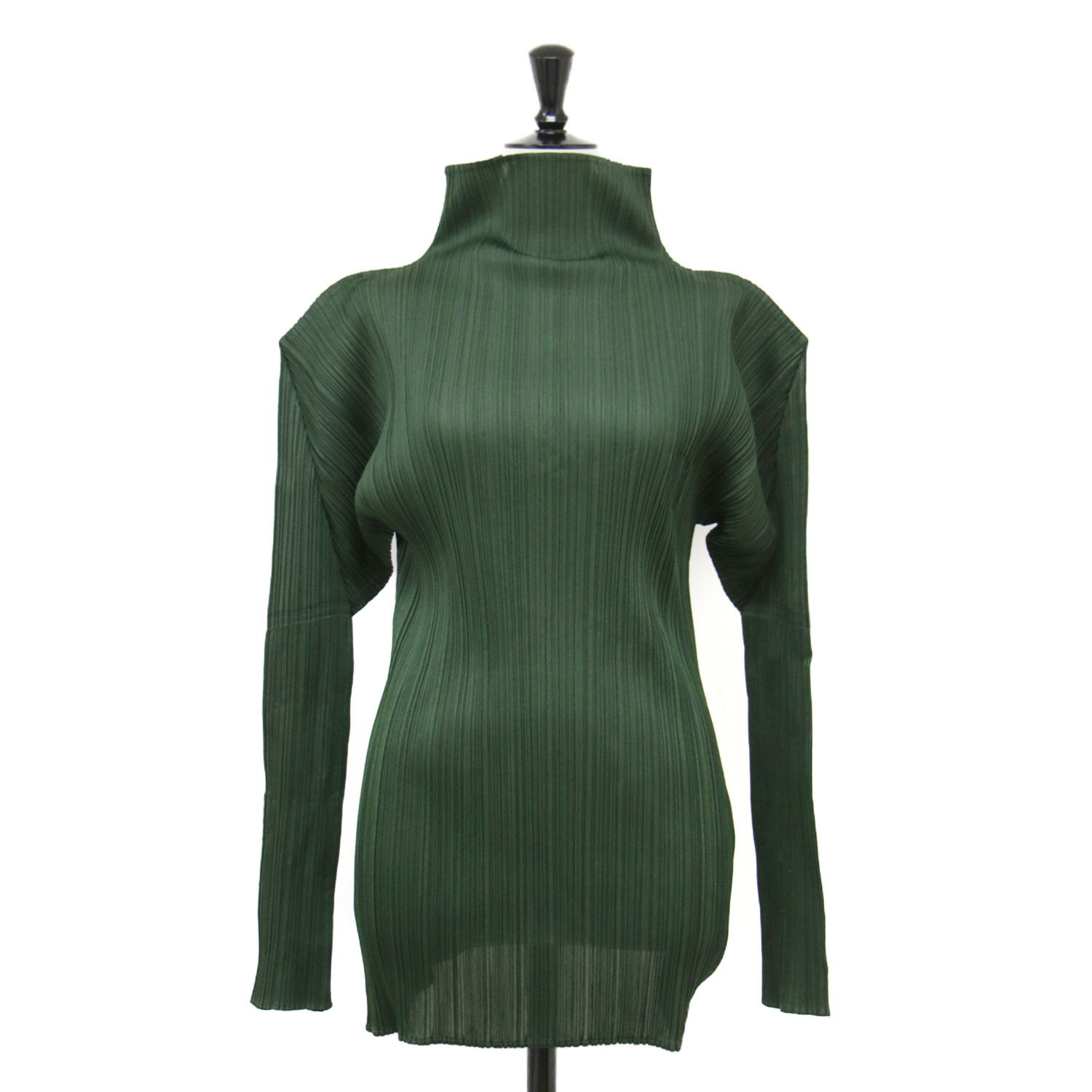 PLEATS PLEASE プリーツプリーズ ブラウス グリーン サイズ:4(XL