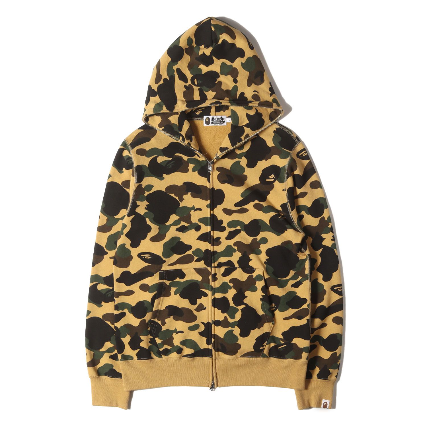 A A BATHING APE パーカー カモ 中古 美品 Mサイズ BATHING APE ア 