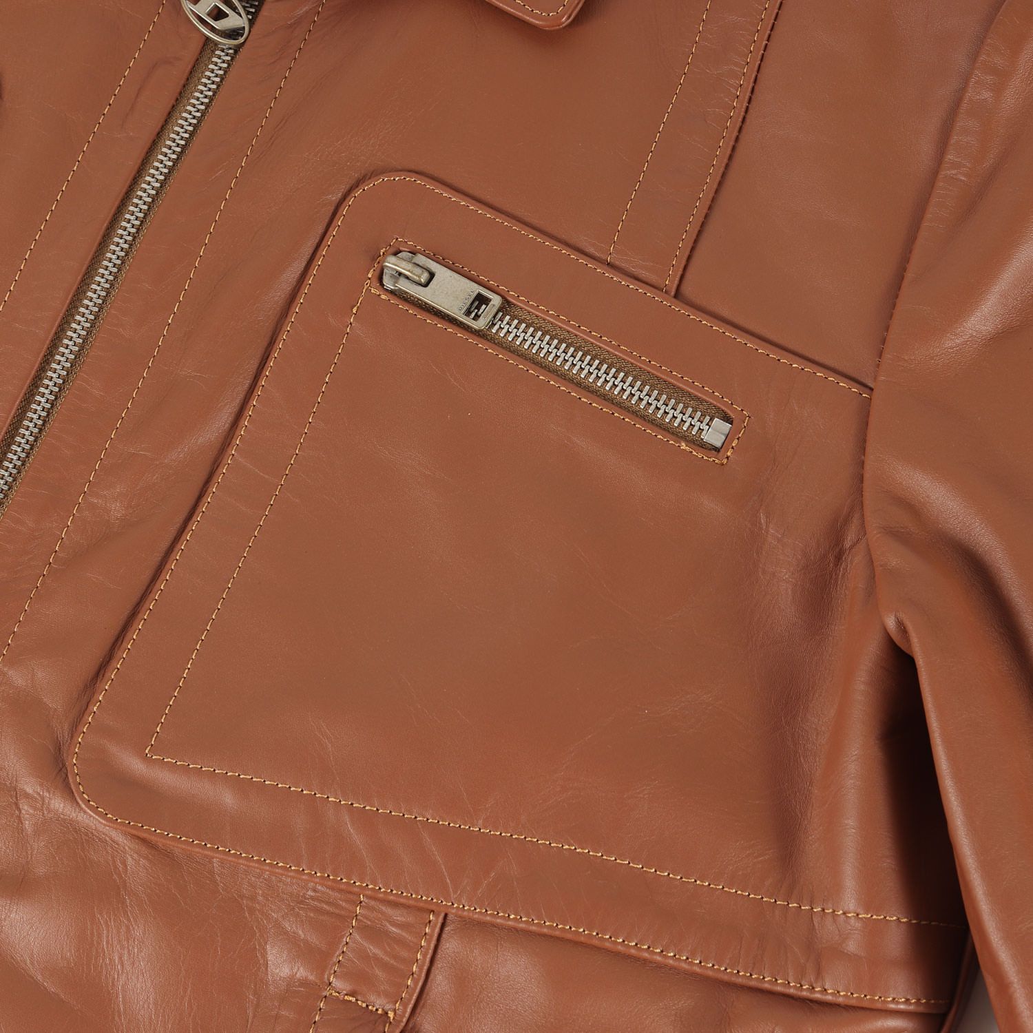 美品】DIESEL ディーゼル ジャケット ブラウン サイズ:S | 21AW