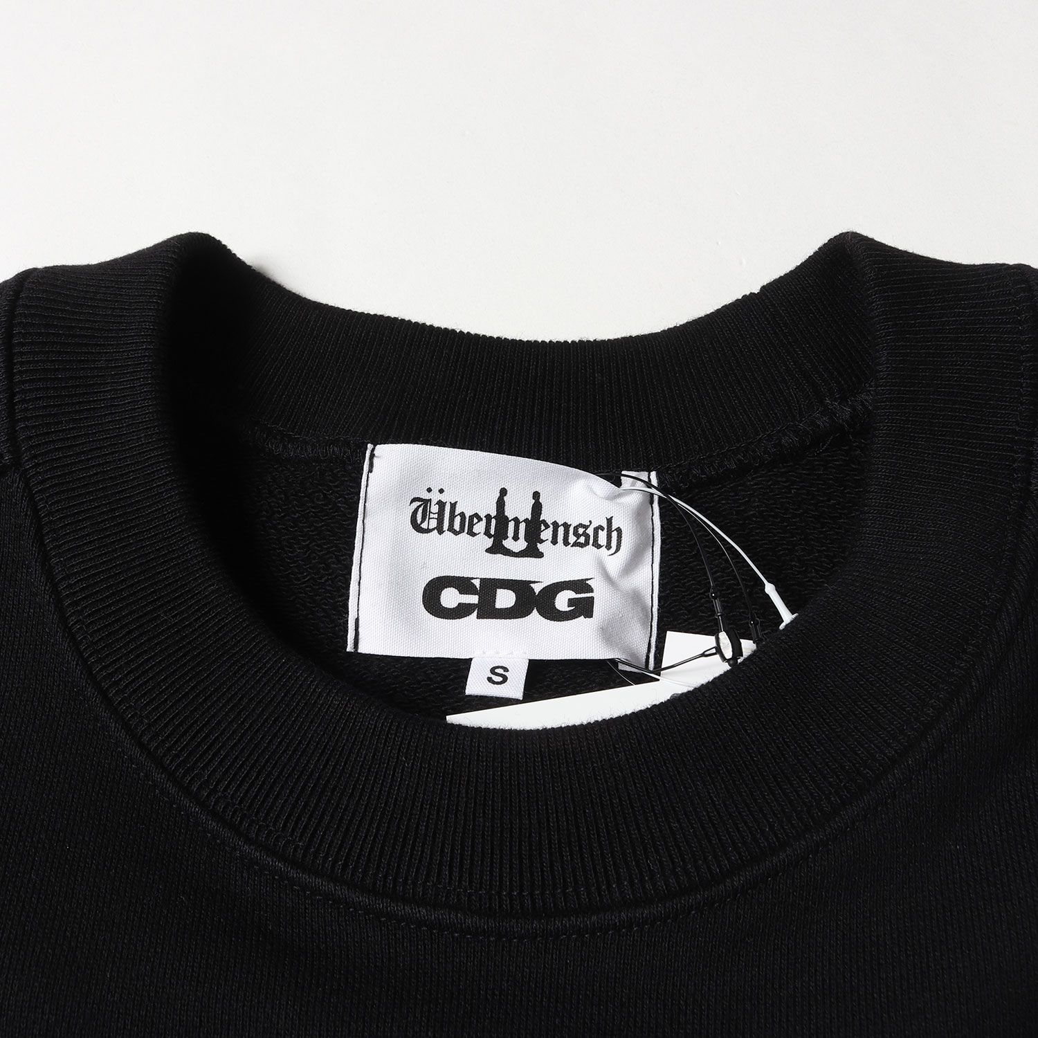 COMME des GARCONS コムデギャルソン スウェット ブラック 黒 サイズ:S