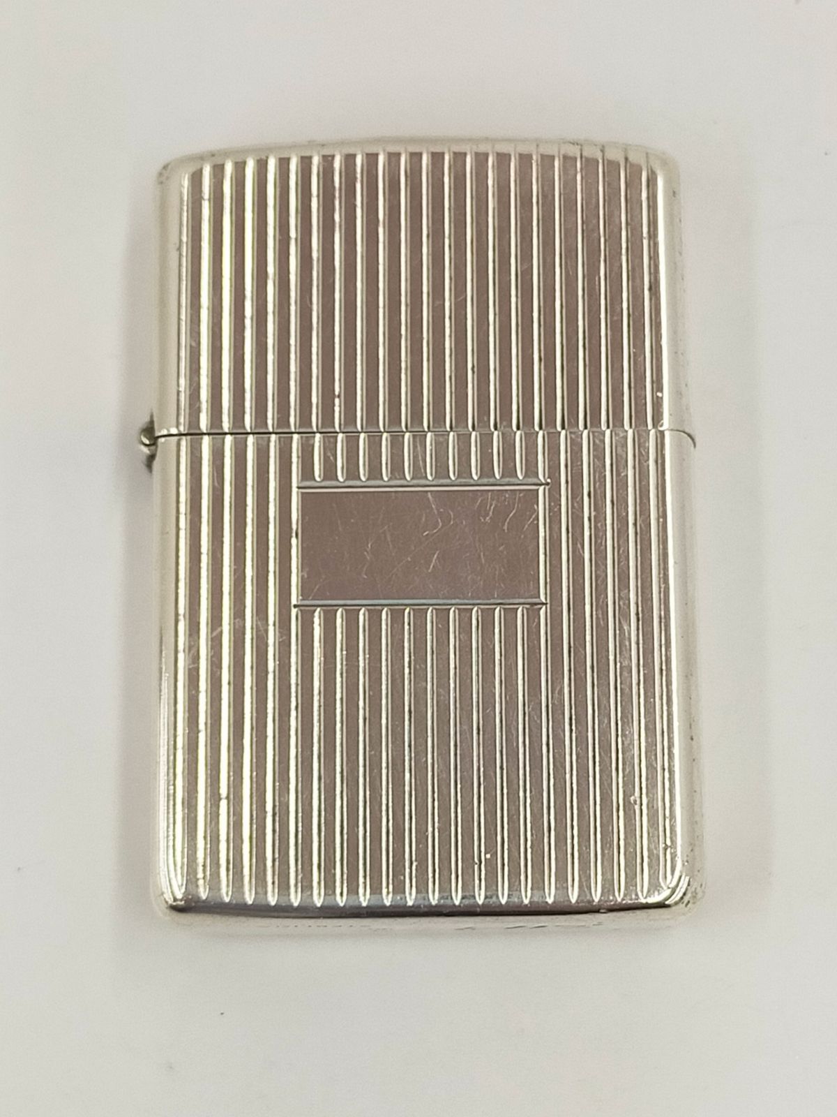 希少使用品スターリングシルバーZIPPOイタリックロゴ1980年代ZIPPO