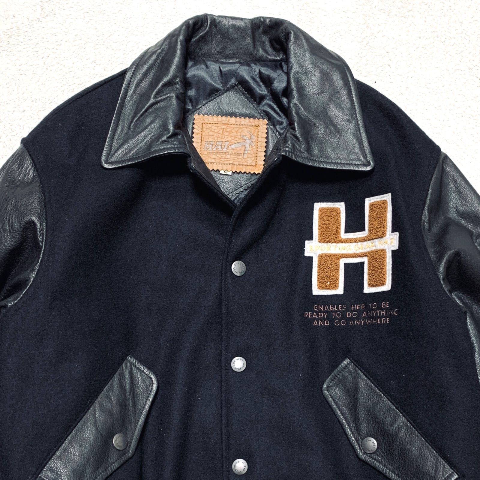 ISSEY MIYAKE / HAI SPORTING GEAR スタジャン バーシティジャケット