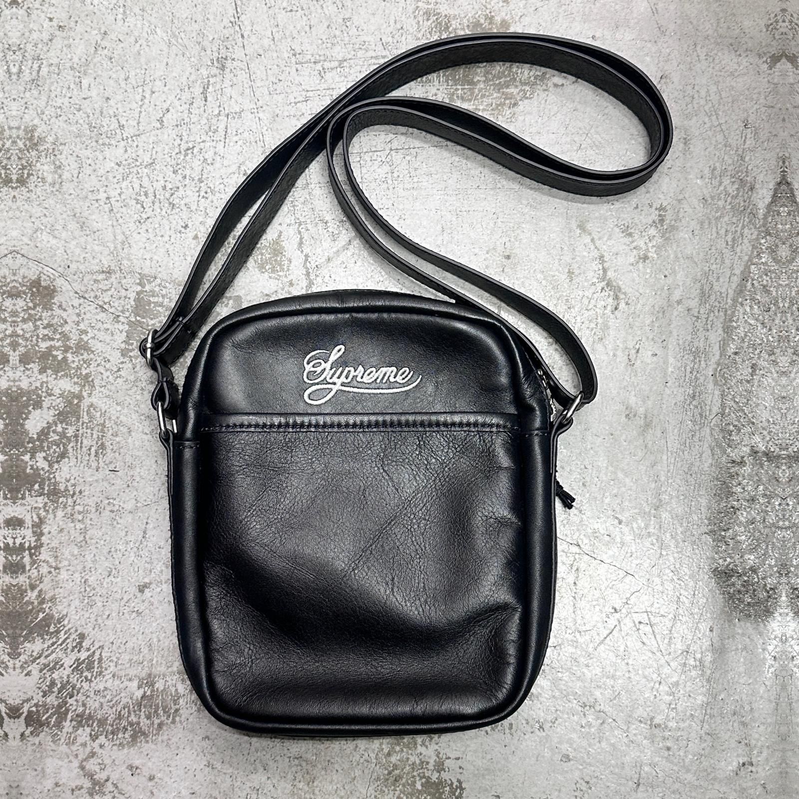 Supreme × NIKE Leather Shoulder Bag レザーショルダーバッグ