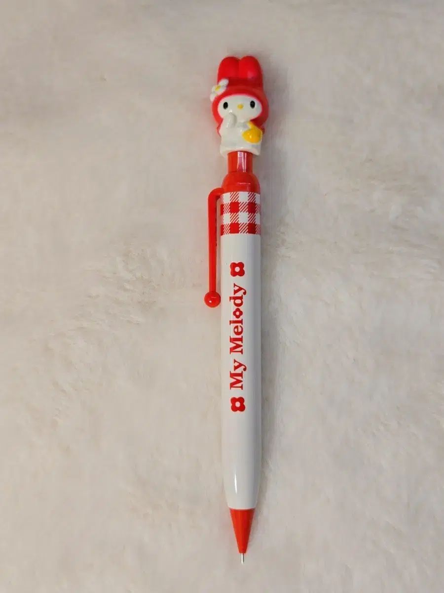 1997年 サンリオ マイメロ My Melody シャープペンシル 赤チェック