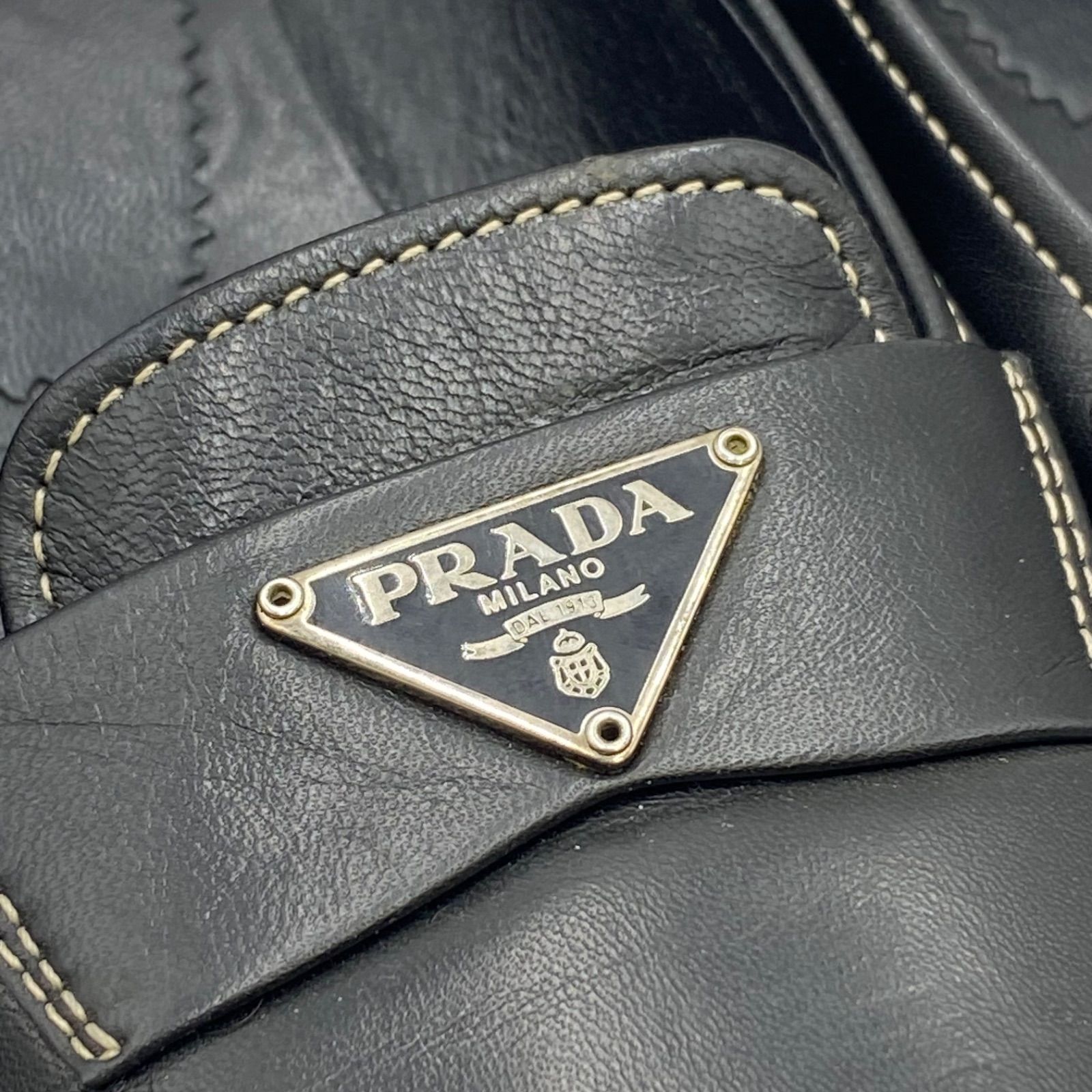 PRADA プラダ ロゴ プレート スリッポン シューズ パンプス 表記サイズ 