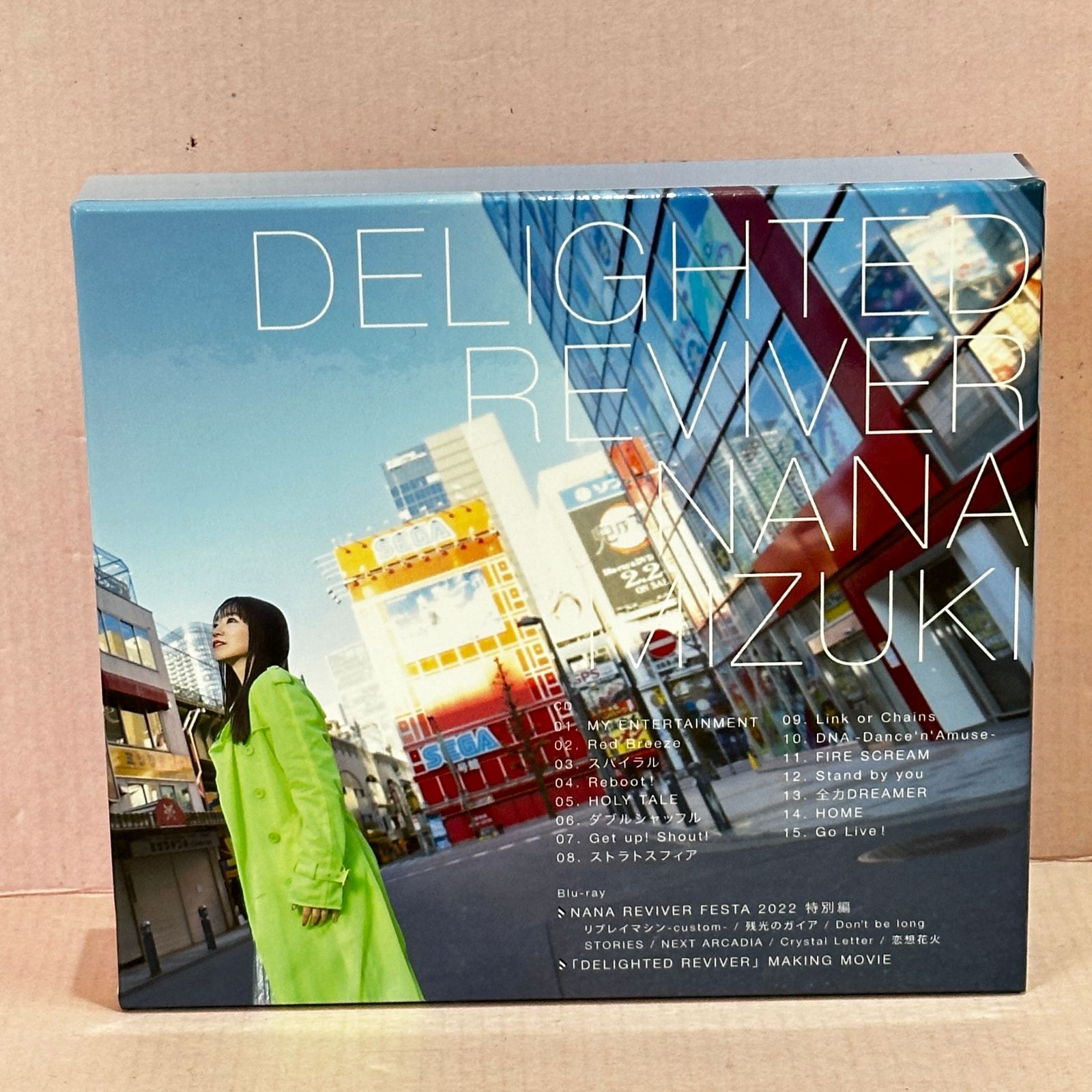 CD] DELIGHTED REVIVER（初回限定盤）水樹奈々 中古品 smacd093825