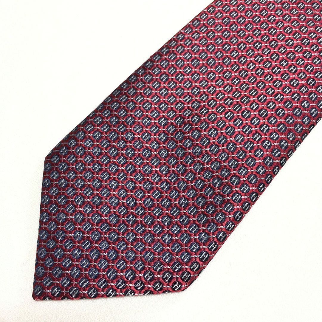 ⭐︎美品 HERMES⭐︎ ネクタイ シルク レッド ランク NS 未使用品