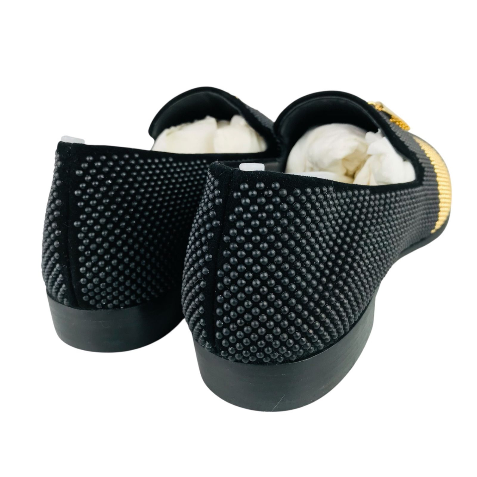 【美品】ジュゼッペザノッティ ローファー スエード ラメ ブラック 25㎝ 新品未使用☆Giuseppe Zanotti☆ジュゼッペザノッティ・メンズ レザー