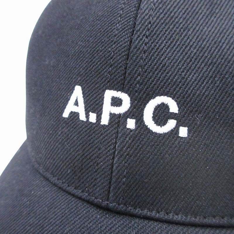 美品 25ss アーペーセー A.P.C. Charlie キャスケット チャーリー ロゴ