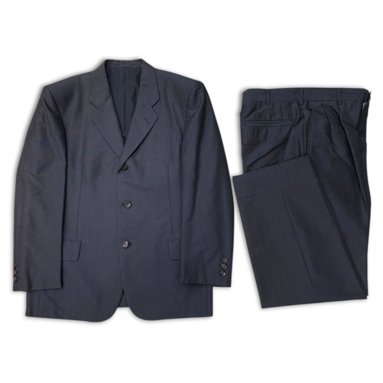 AD1999 コムデギャルソンオムドゥ スーツ 裾未補正 ウールモヘヤ M