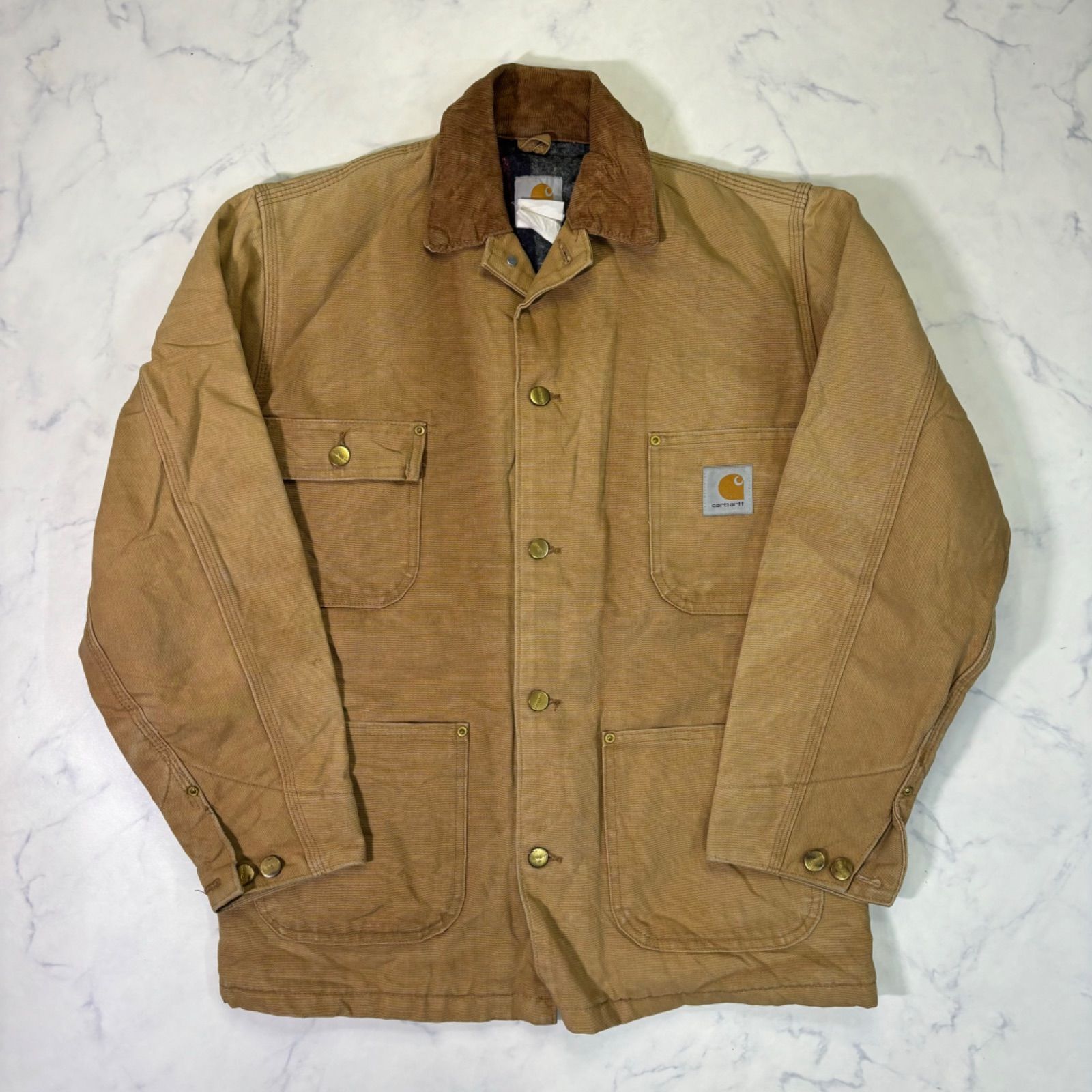 Carhartt チョアコート カバーオール ダック地 ブランケットライニング