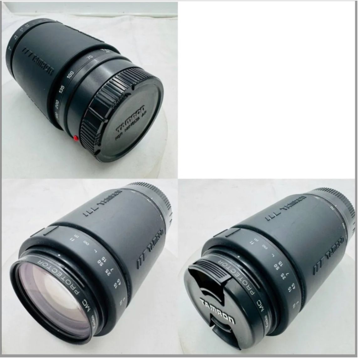 【美品】フィルムカメラ　MINOLTA レンズ２本TAMRON MINOLTA α-303si SUPER＋TAMRONレンズ2本セット フィルム一眼レフ