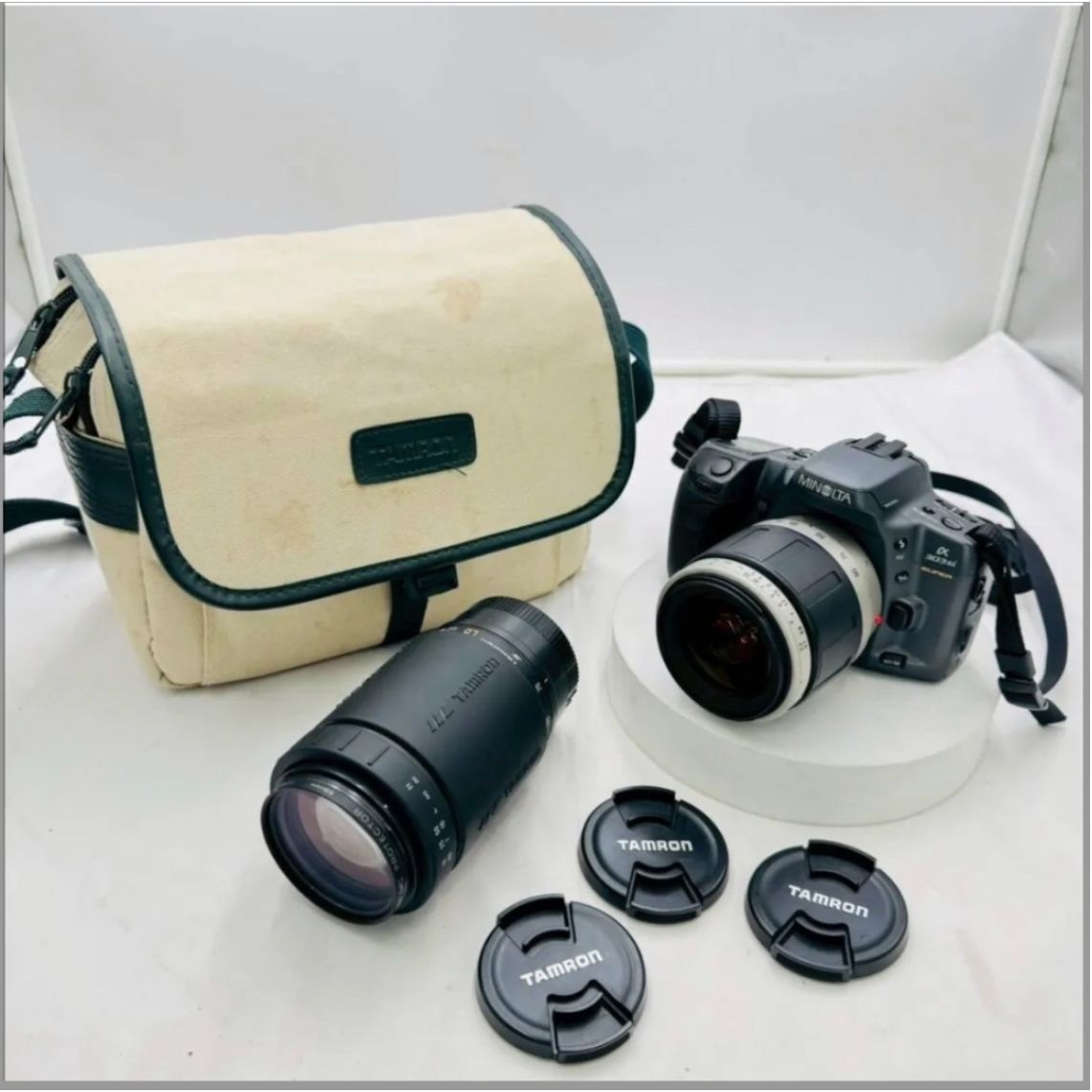 MINOLTA α-303si SUPER＋TAMRONレンズ2本セット フィルム一眼レフ