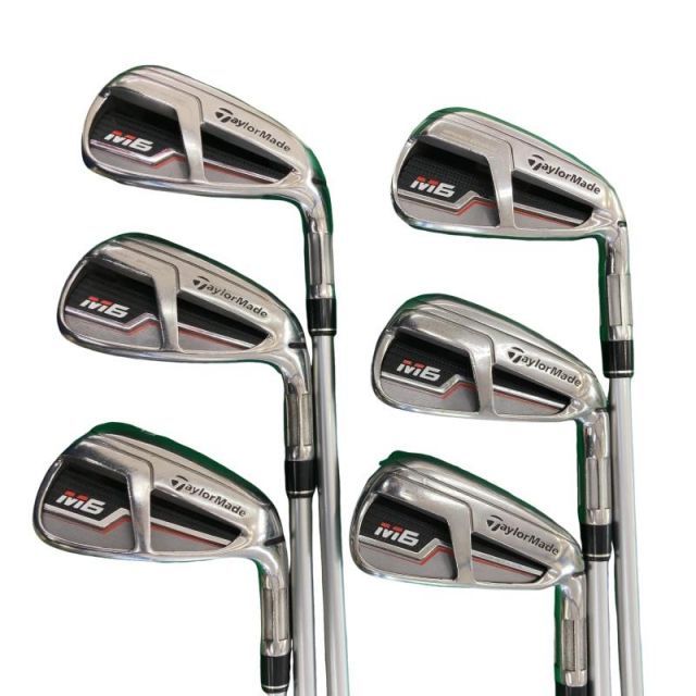 中古】 テーラーメイド M6 6S アイアンセット IR FUBUKI TM6(2019