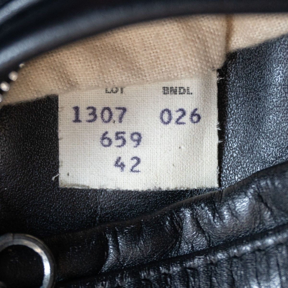 【Schott】659 シングルライダース 42 TALON 美品 美品/ビッグサイズ】SCHOTT【659/シングルライダースジャケット】42 襟