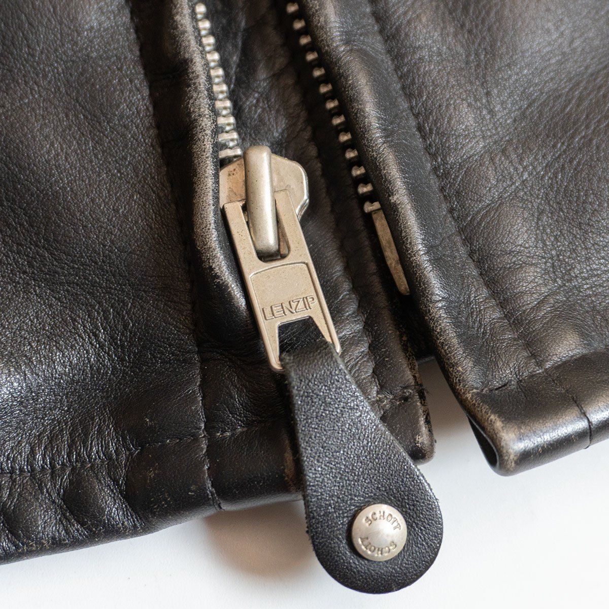 雰囲気抜群/ビッグサイズ】SCHOTT【641/シングルライダースジャケット