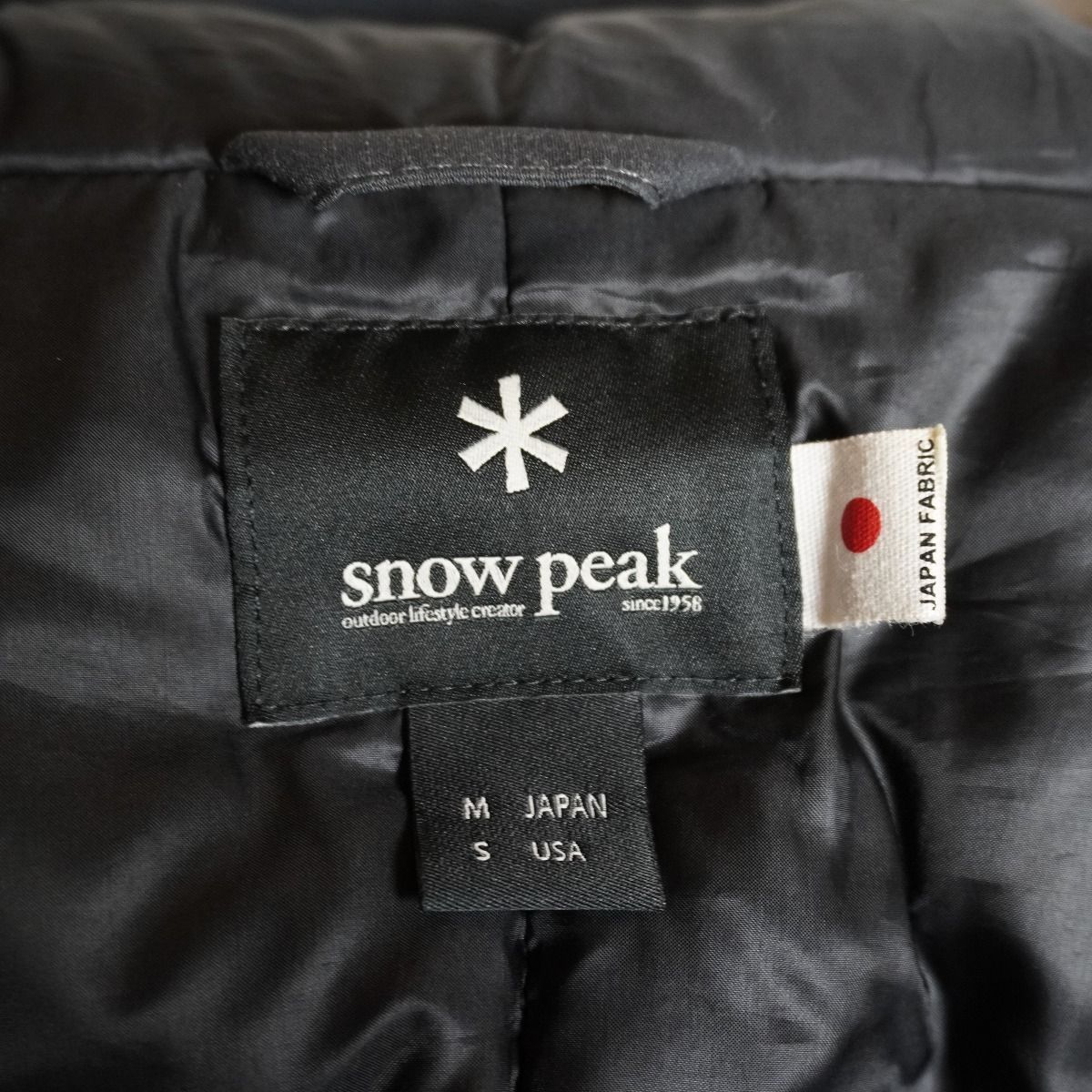 snow peak スノーピーク ファイヤー レジスタンス ダウン ジャケット 