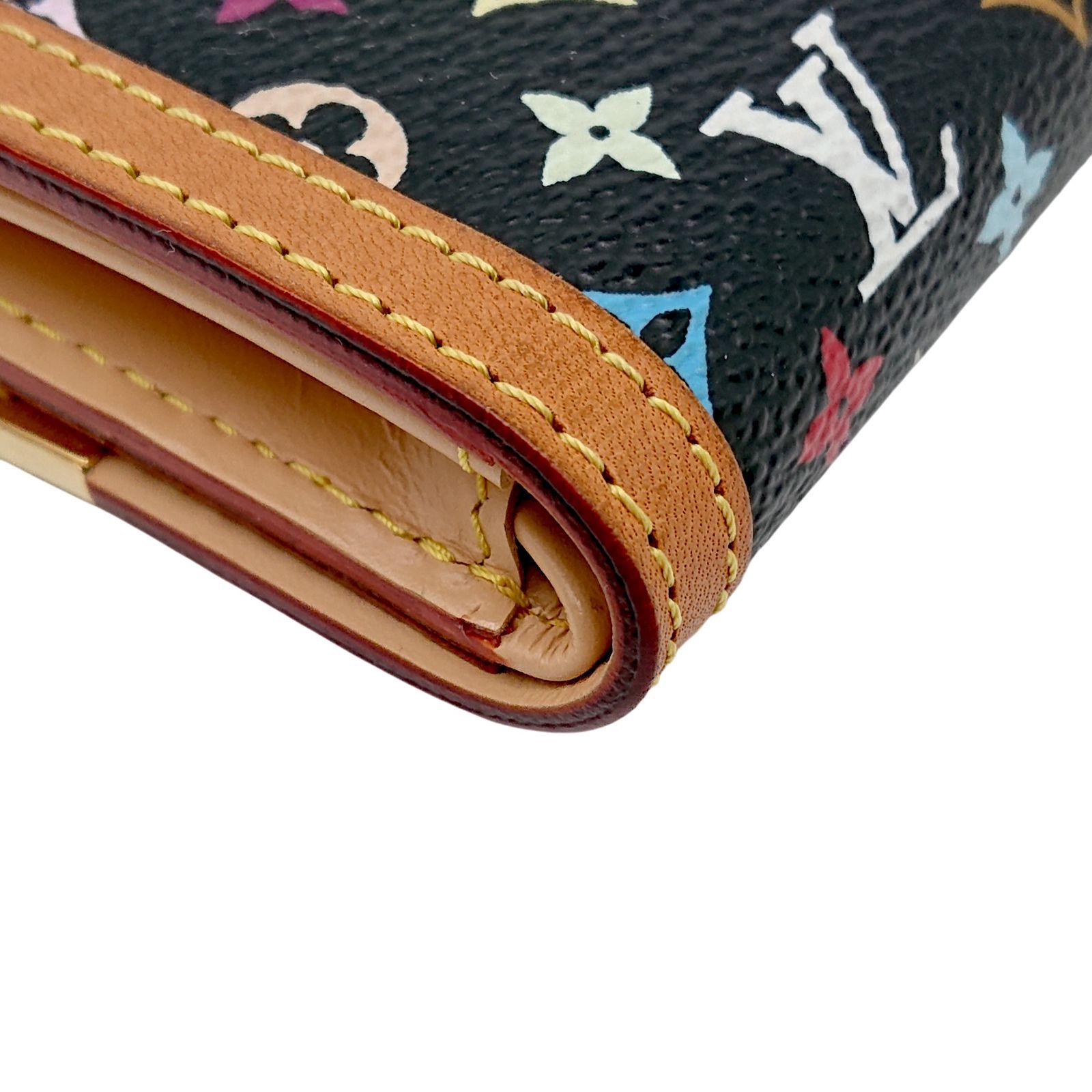 美品】LOUIS VUITTON マルチカラー コインケース ポルトモネ プラ