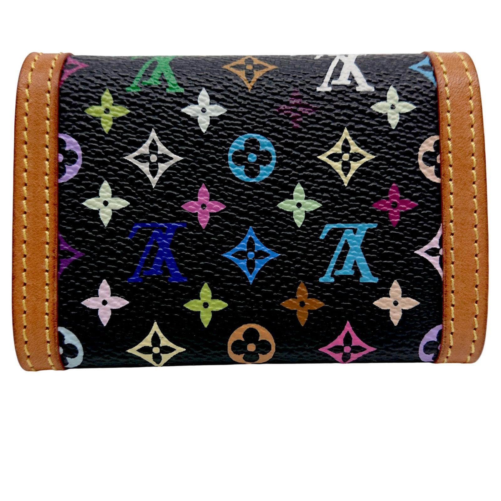 美品】LOUIS VUITTON マルチカラー コインケース ポルトモネ プラ