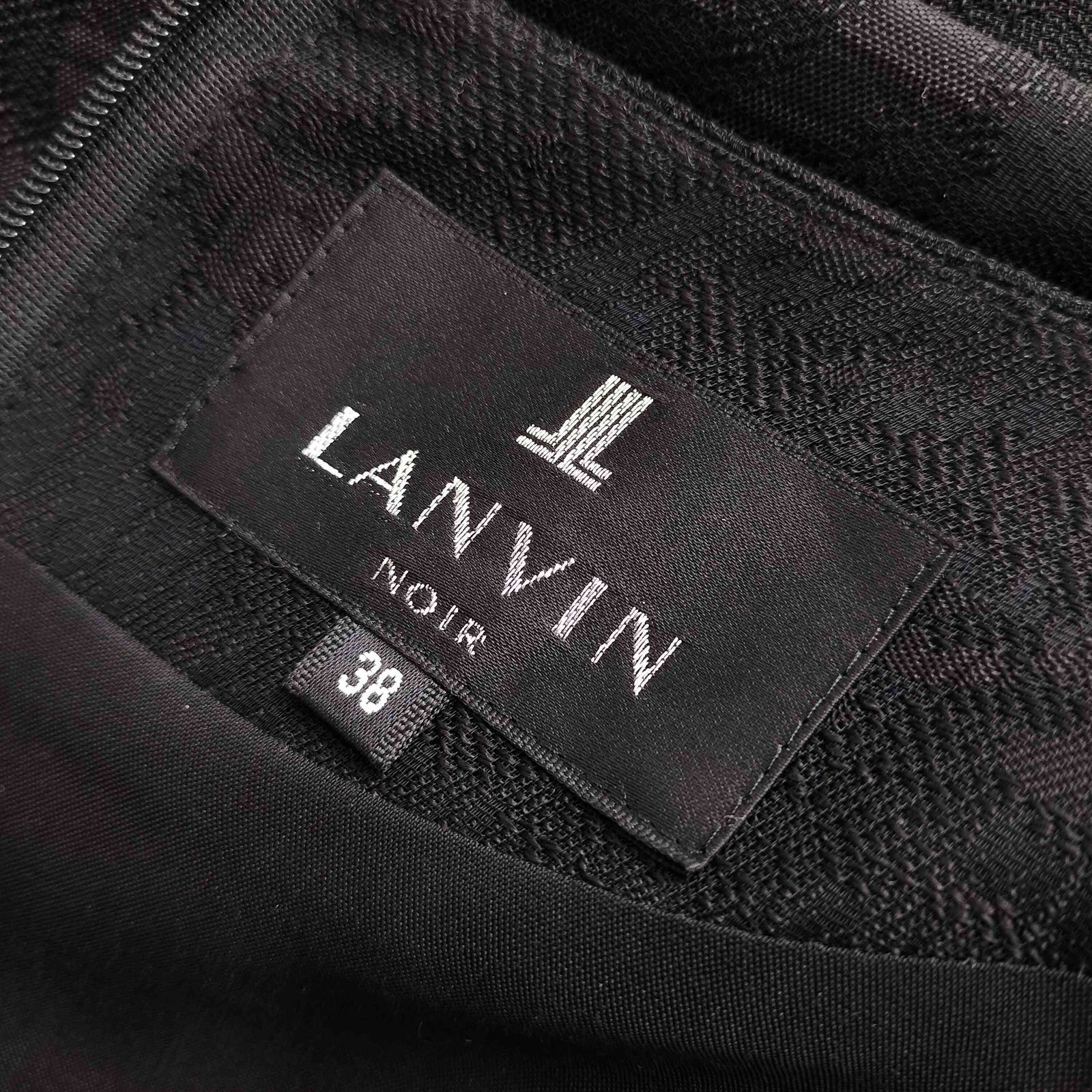ランバン LANVIN noir コサージュデザインドレス レディース JPN：38  
