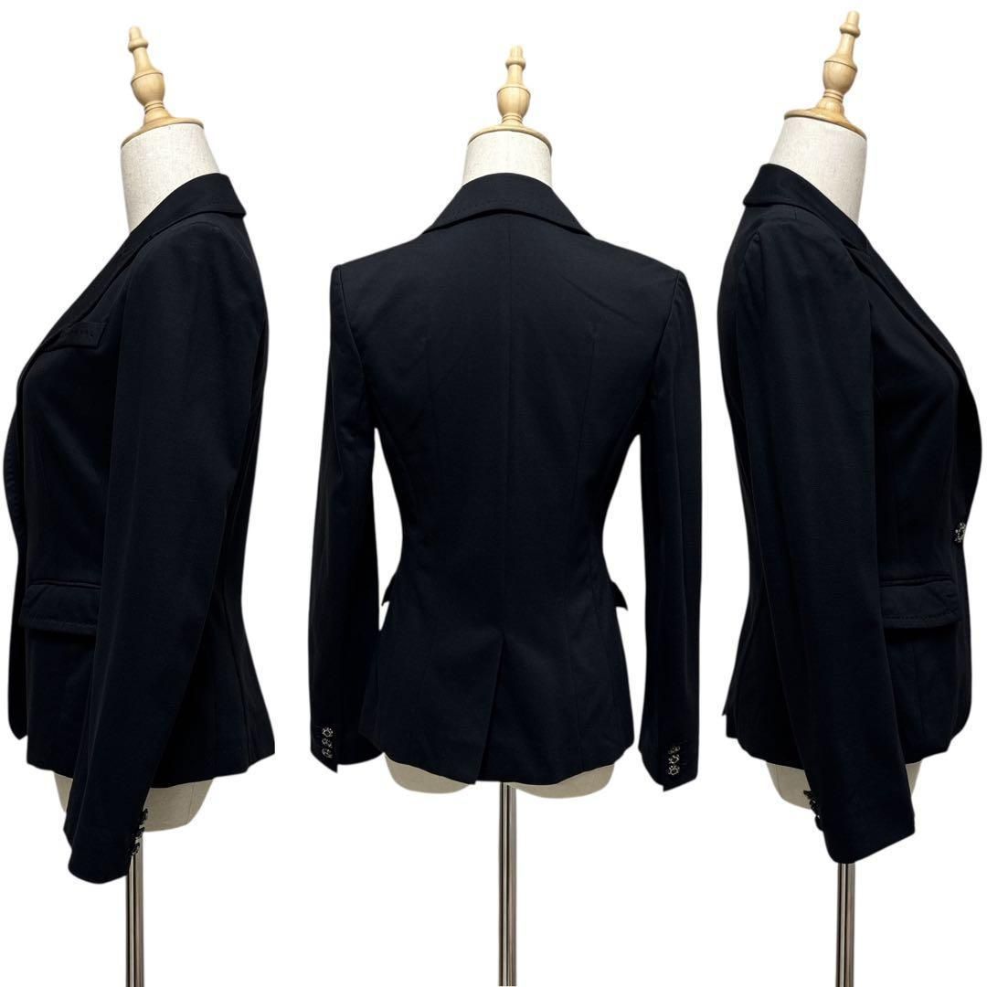 EPOCA エポカ【38】テーラードジャケット M ブラック フォーマル 通勤