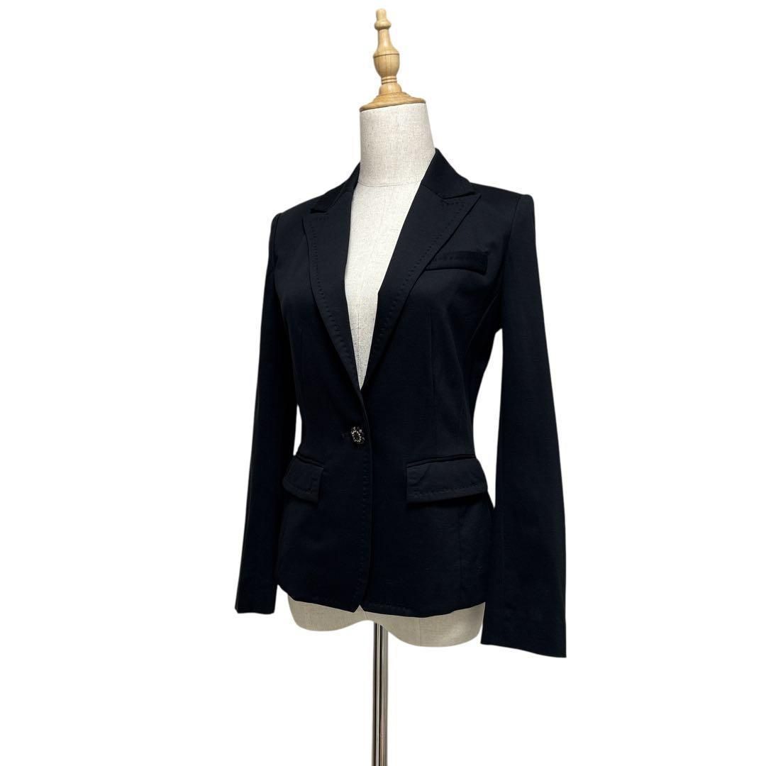 EPOCA エポカ【38】テーラードジャケット M ブラック フォーマル 通勤