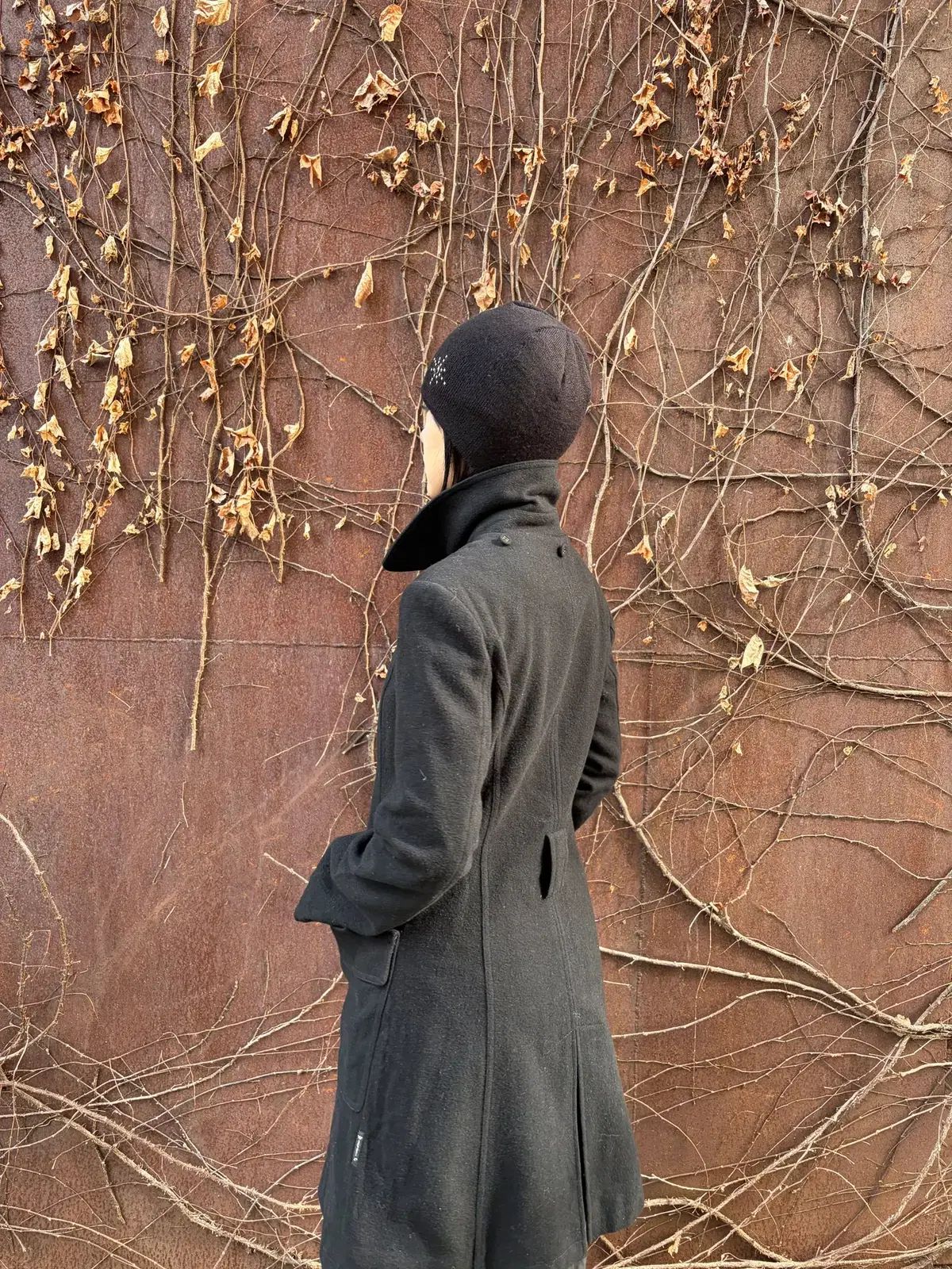 ARMANI JEANS ウール ロング コート - メルカリ