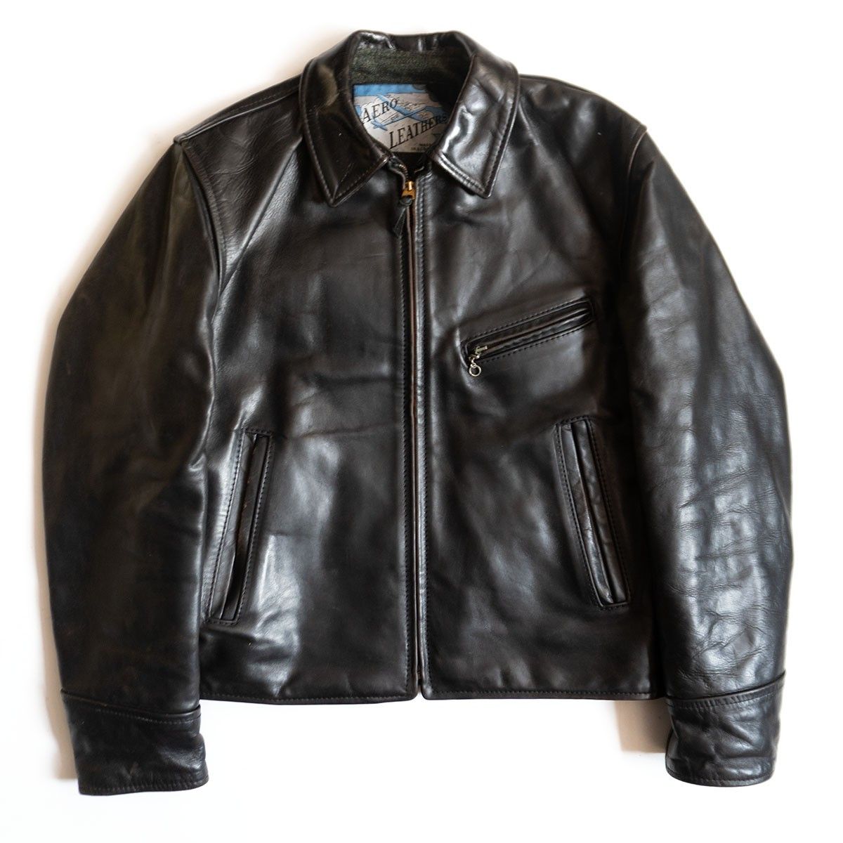 雰囲気抜群】AERO LEATHER【ハーフベルト ホースハイド レザー