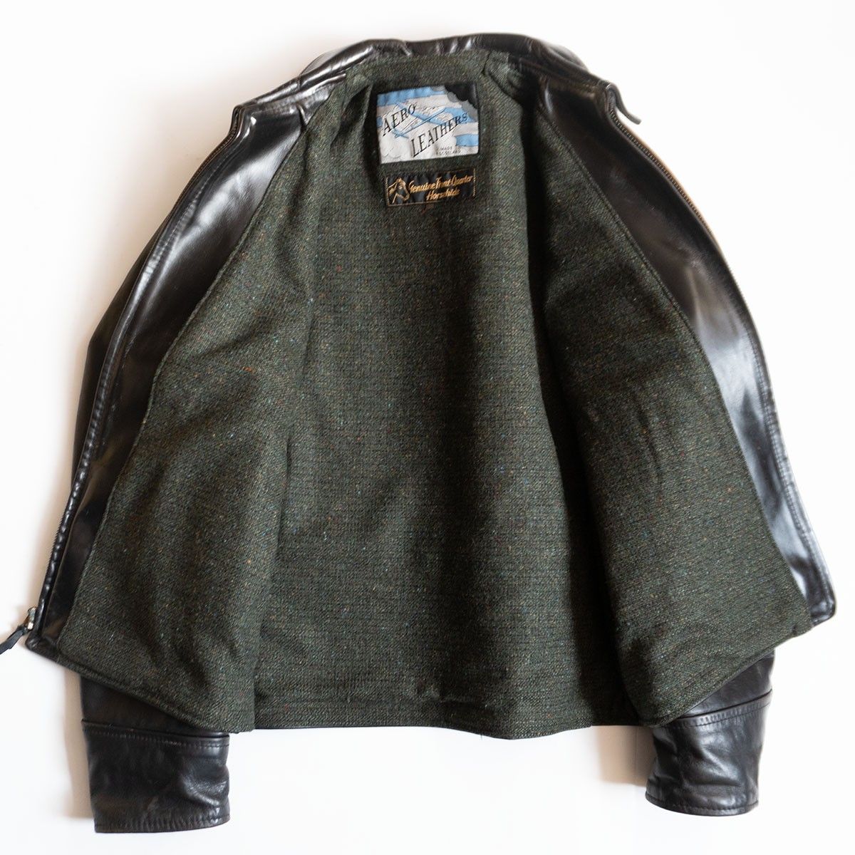 雰囲気抜群】AERO LEATHER【ハーフベルト ホースハイド レザー