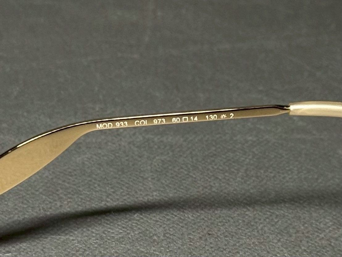 希少 CAZAL カザール MOD 933 ドイツ製 縁なし ツーポイント ゴールド