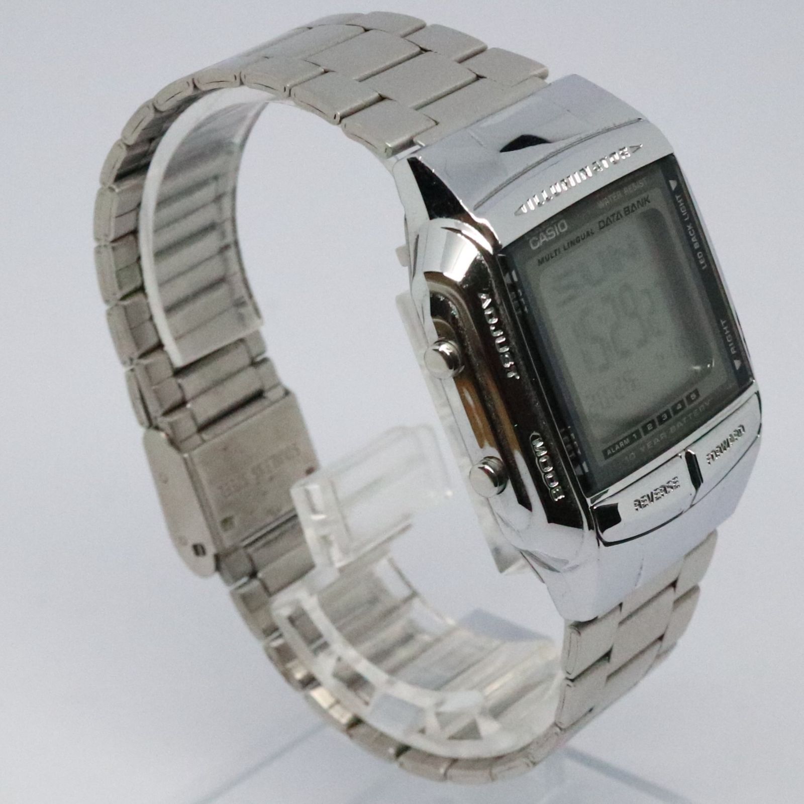 稼働品】CASIO カシオ DB-360-1AJH データバンク デジタル シルバー 