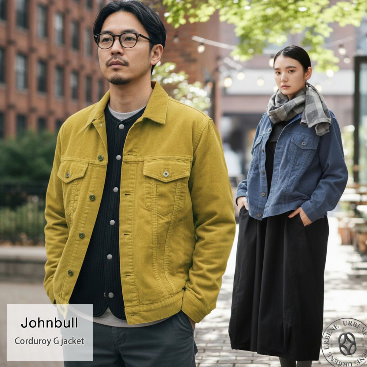JOHNBULL ジョンブル 細畝コーデュロイ ジャケット メンズ アウター 