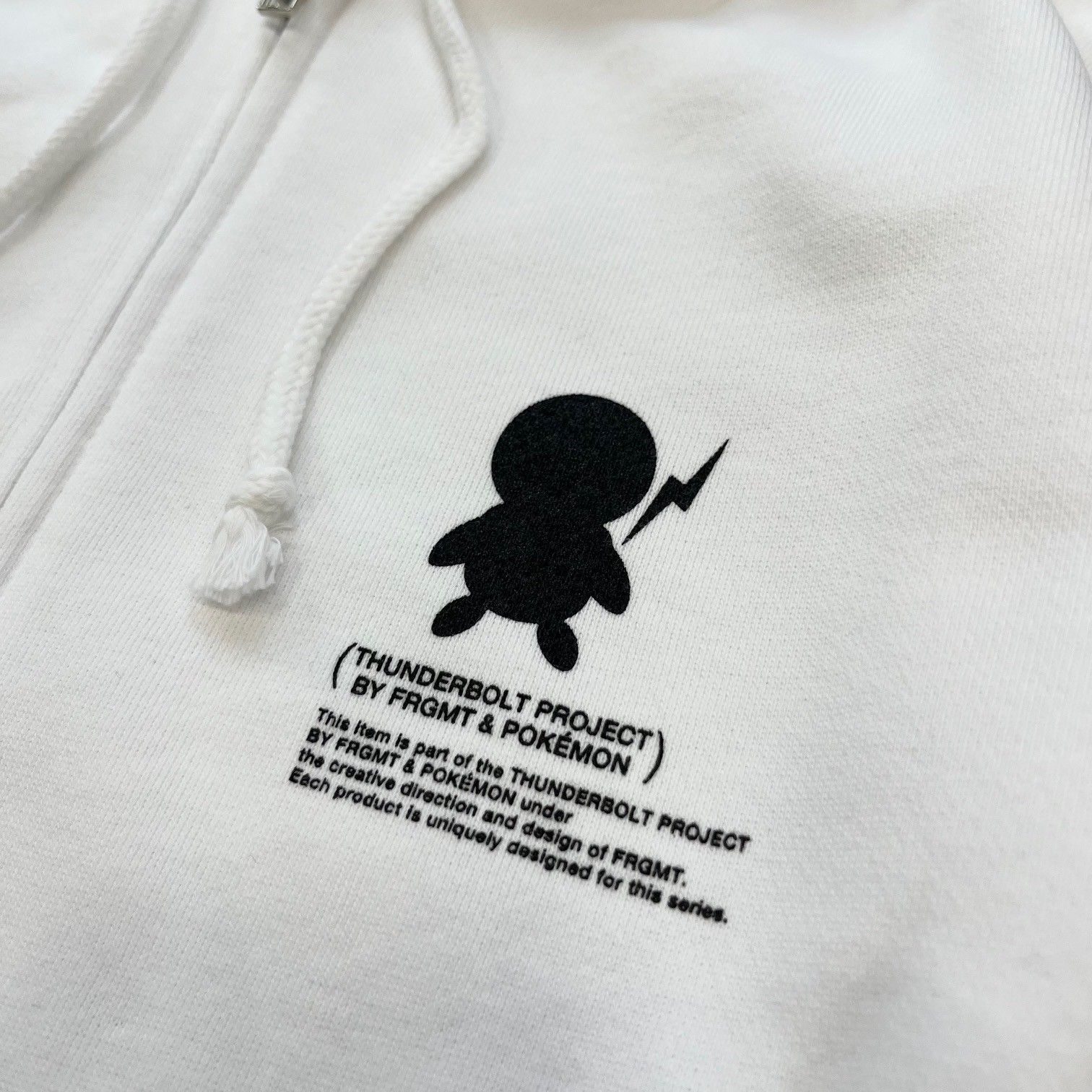 未使用 FRAGMENT DESIGN THUNDERBOLT PROJECT BY FRGMT BP ZIP HOODIE