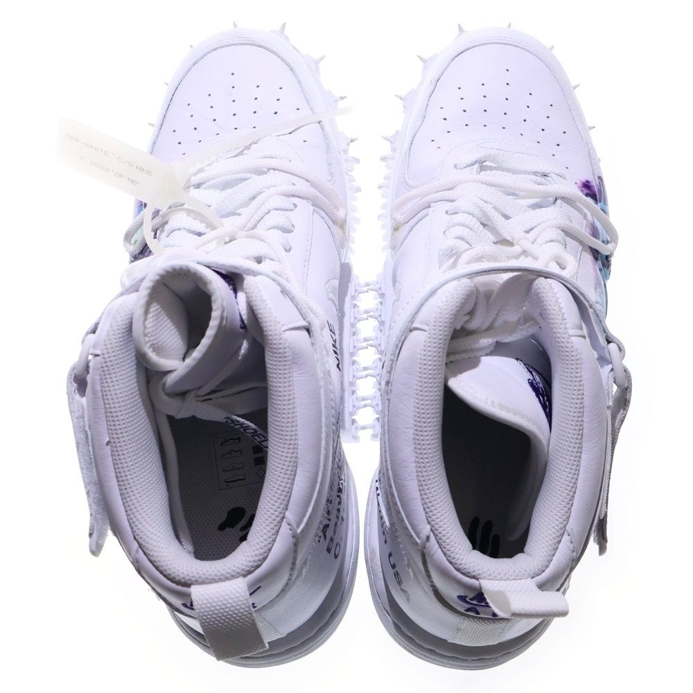 NIKE (ナイキ) ×OFF-WHITE AIR FORCE1 MID SP LTHR オフホワイト エア