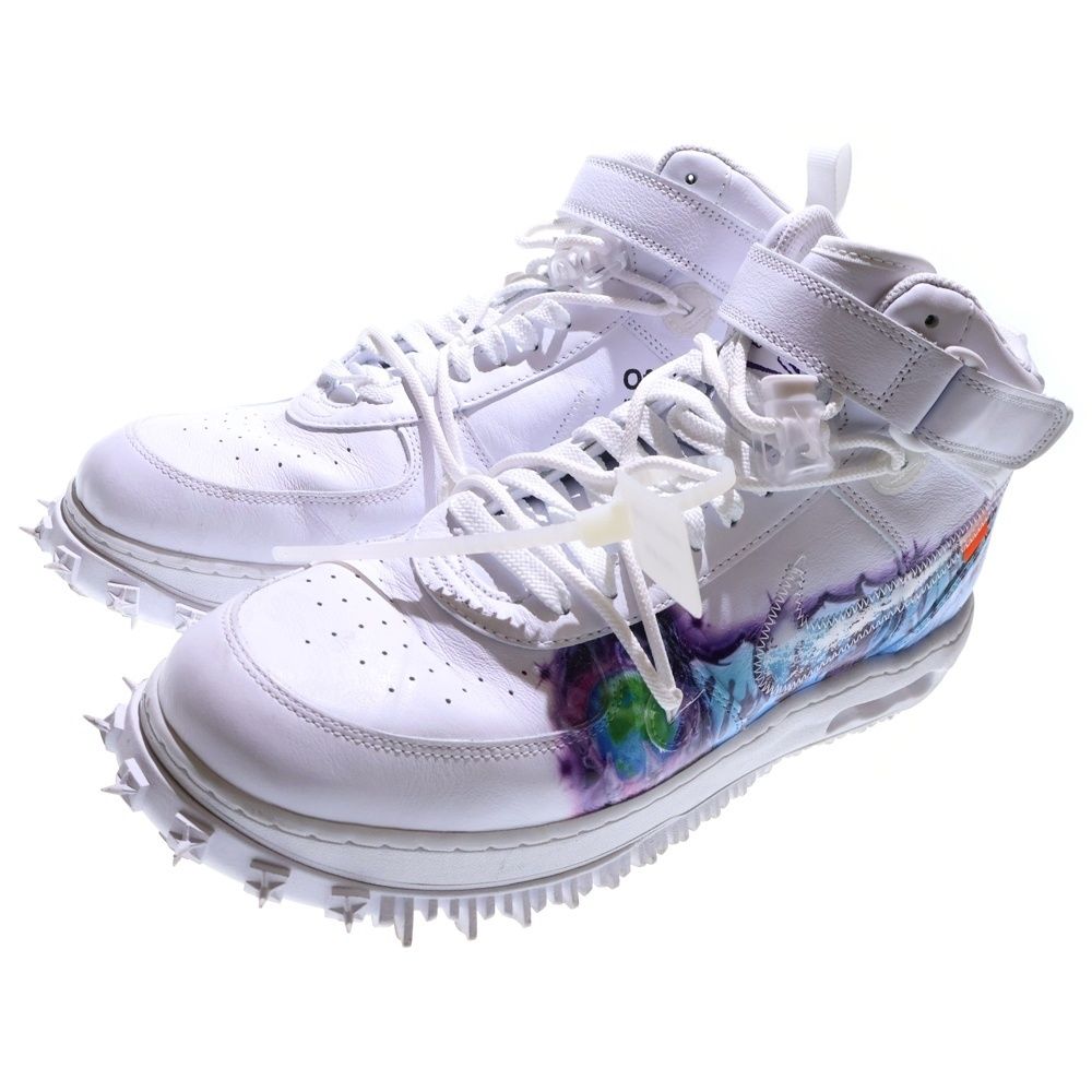 NIKE (ナイキ) ×OFF-WHITE AIR FORCE1 MID SP LTHR オフホワイト エア