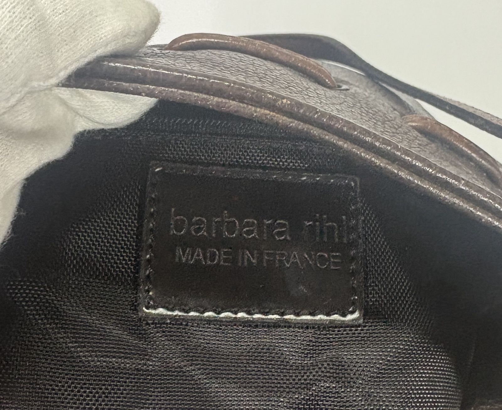 barbara rihl バーバラ・リール レザー パッチワーク ショルダーバッグ 