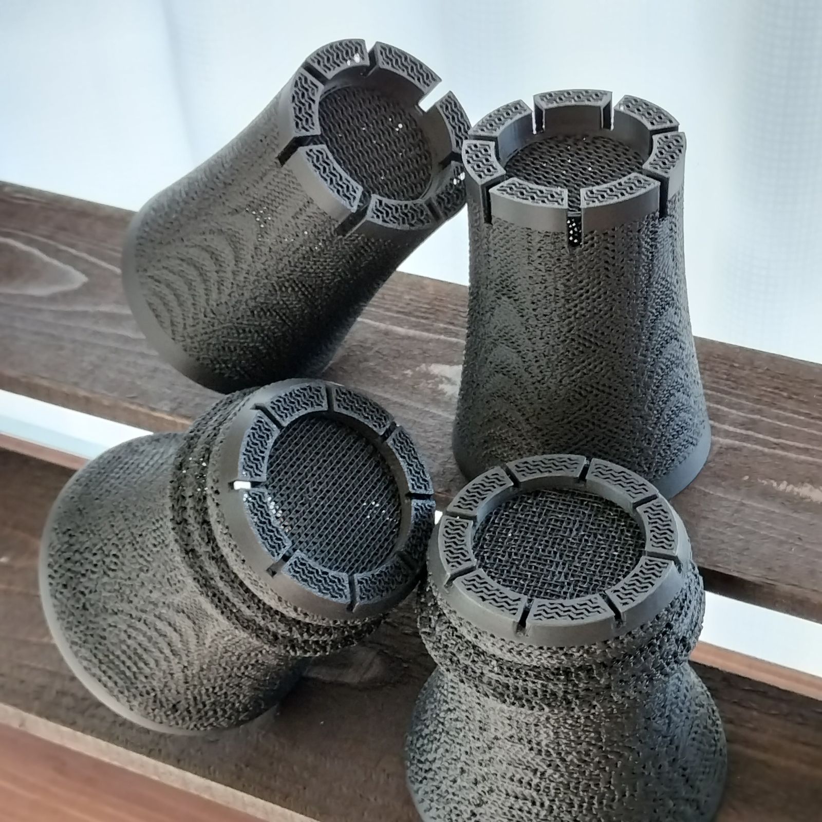 アウトレット】フカバチ3号 2個 セイハイ3.5号 2個 ジャイロイド鉢