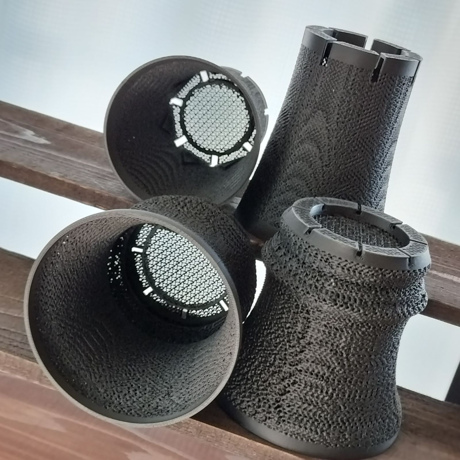 アウトレット】フカバチ3号 2個 セイハイ3.5号 2個 ジャイロイド鉢