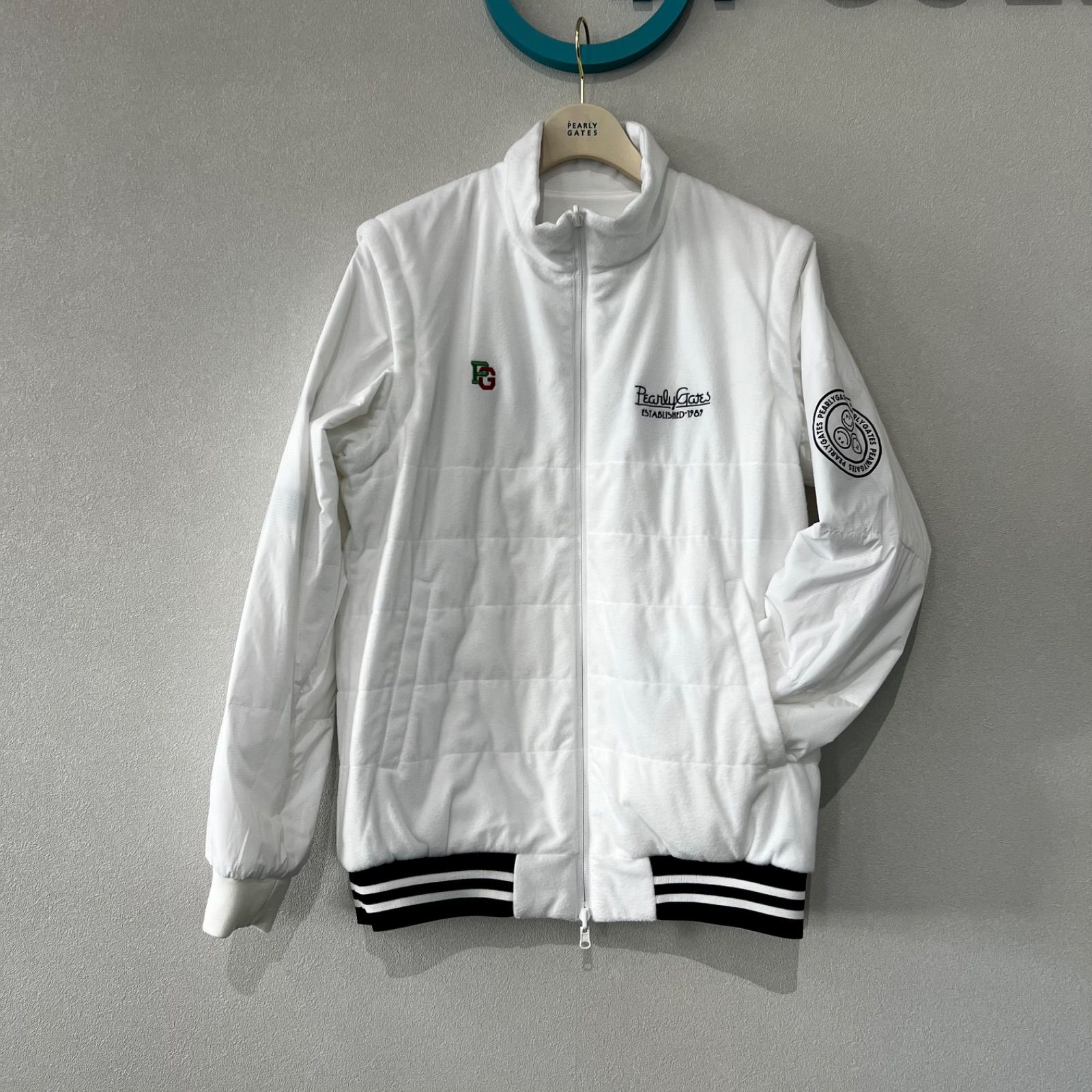 PEARLY GATES リバーシブル中、綿ジップブルゾン☆ 2026SS 新品タグ付10％OFF】PEARLY GATES Nyストレッチリップストップ