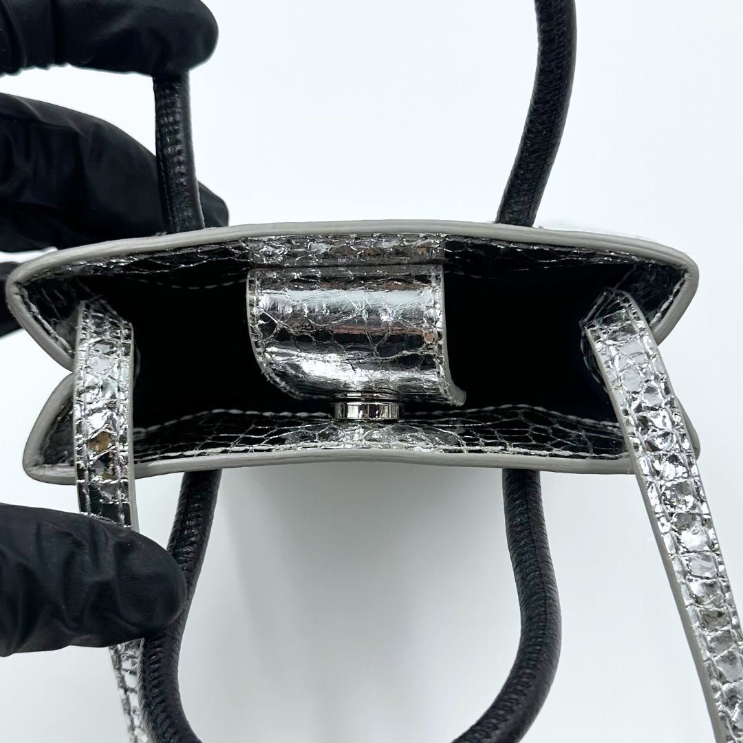 美品☆BALENCIAGA ショッピング フォンホルダー ショルダー　2way 美品】Balenciaga ショッピング フォンホルダー 2WAY ショルダーバッグ