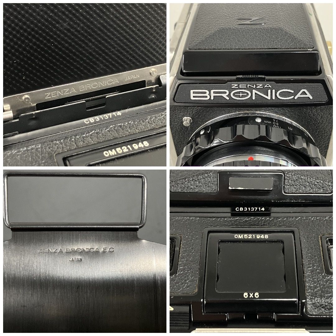 ZENZA ゼンザ BRONICA ブロニカ EC 6x6判 中判カメラ Nikon NIKKOR-P