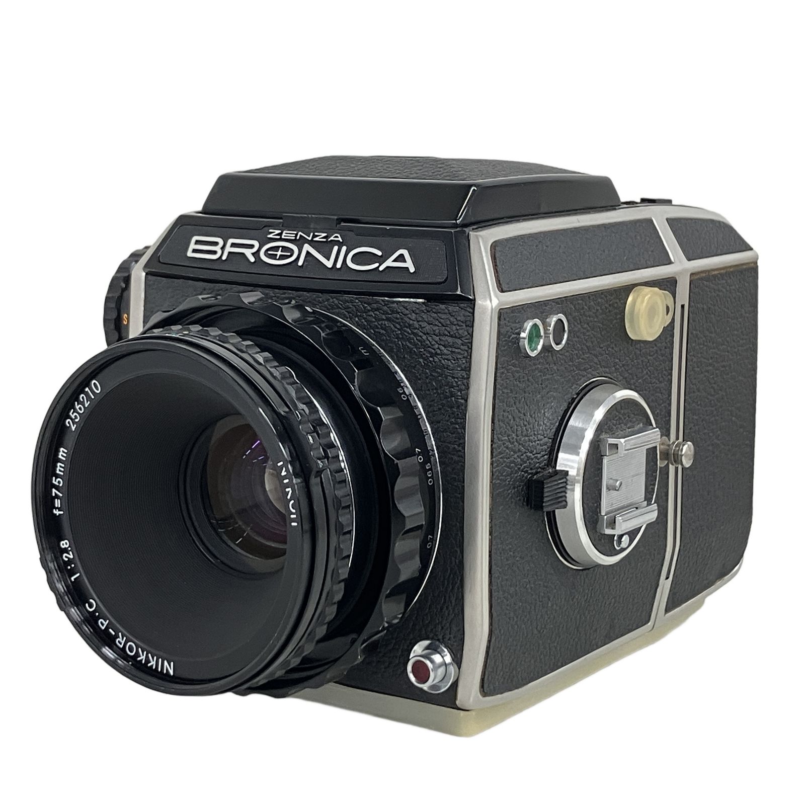 ZENZA BRONICA EC-TL 75mm ブロニカ 中判 ZENZA ゼンザ BRONICA ブロニカ EC 6x6判 中判カメラ Nikon NIKKOR-P
