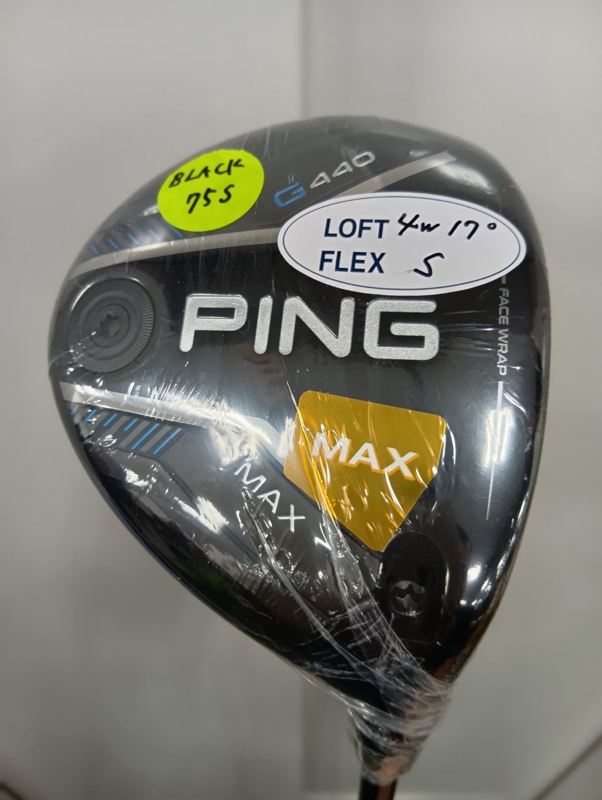 Fw【新品未使用品】ピン PING G440 MAX 4W/17°/75S フェアウェイウッド