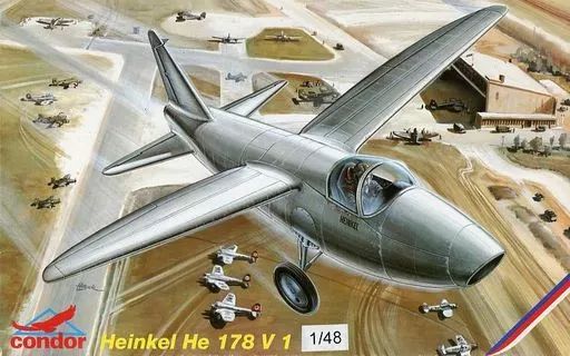 [Used] plastic model 1/48 Heinkel He 178 V1 [C48002]