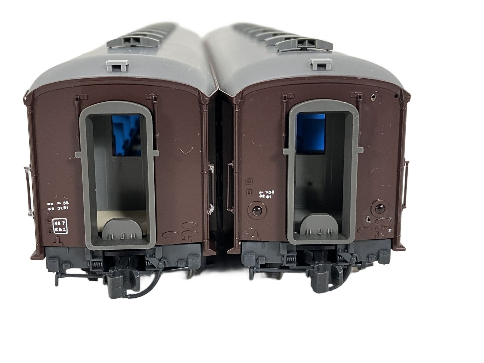 KATO 1-512 1-514 オハ35 オハフ33 茶色 客車 おまとめ 2両セット HO