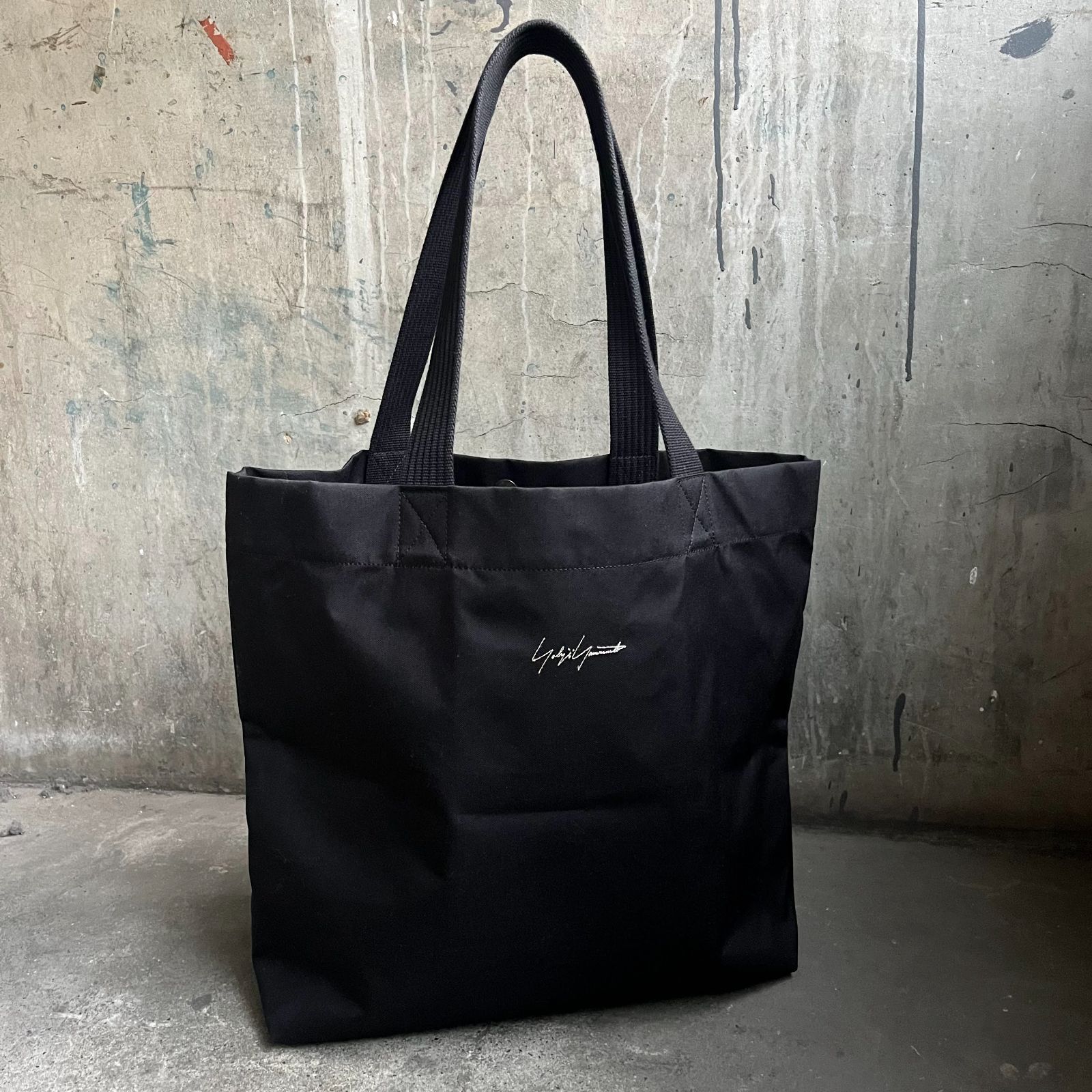 Y-3 KURO CANVAS TOTE BAG ワイスリー クロ キャンバストートバッグ