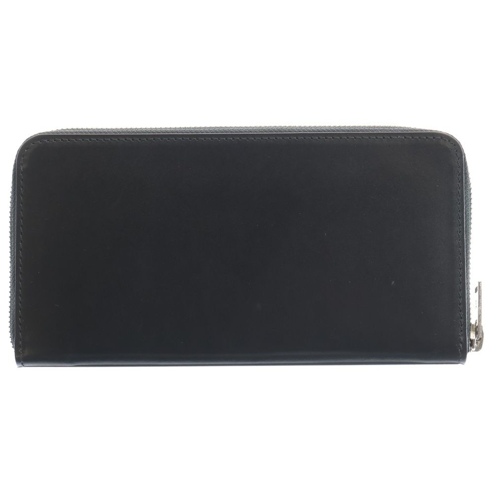 JOHN LAWRENCE SULLIVAN ジョンローレンスサリバン LEATHER LONG WALLET カウハイド レザー ジップアップロングウォレット 長財布 ブラック/シルバー JLS-08-04 JOHN LAWRENCE SULLIVAN (ジョンローレンスサリバン) LEATHER LONG