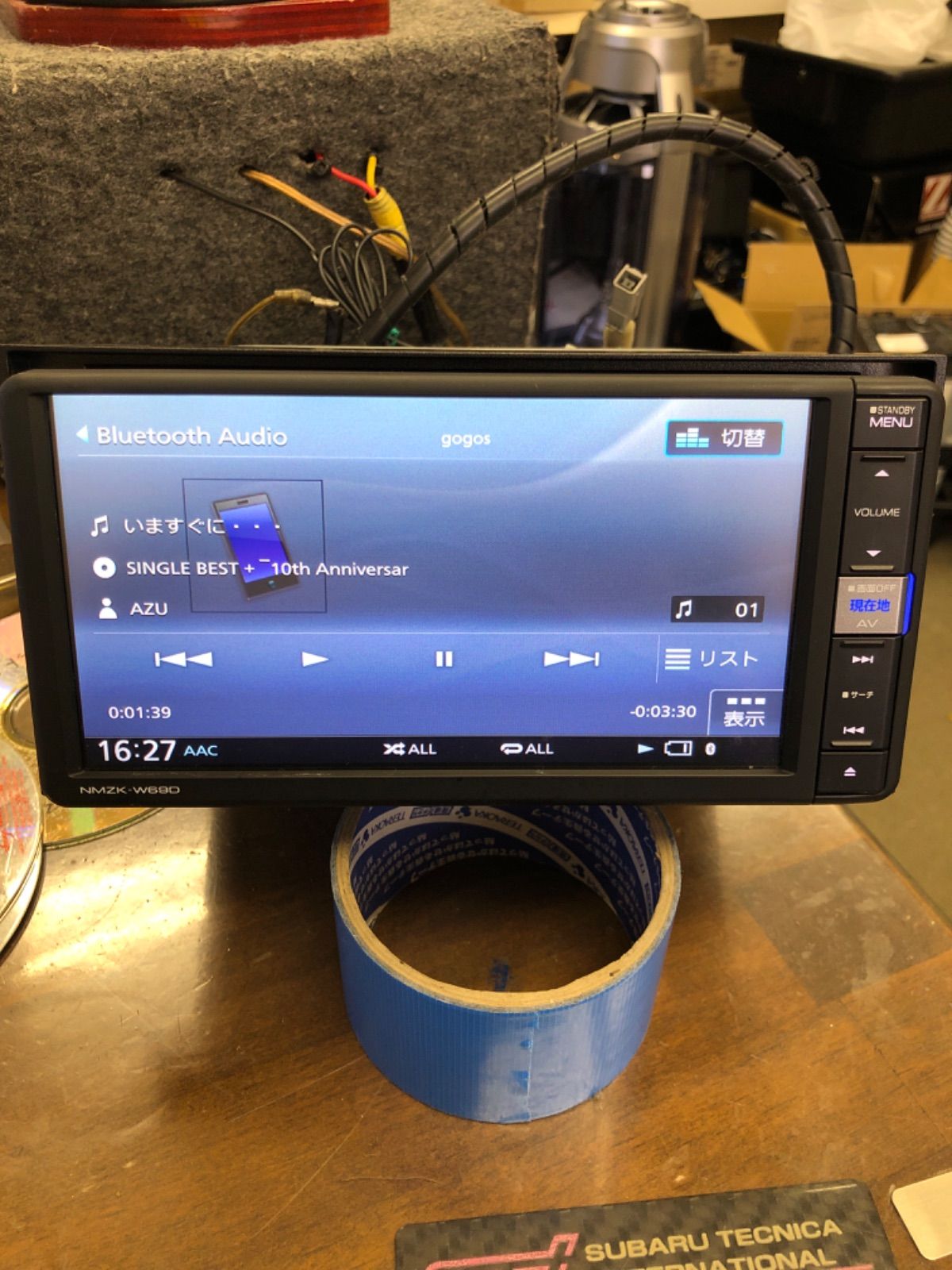 スバル純正 カーナビ NMZK-W69D bluetooth DVD KENWOOD - メルカリ